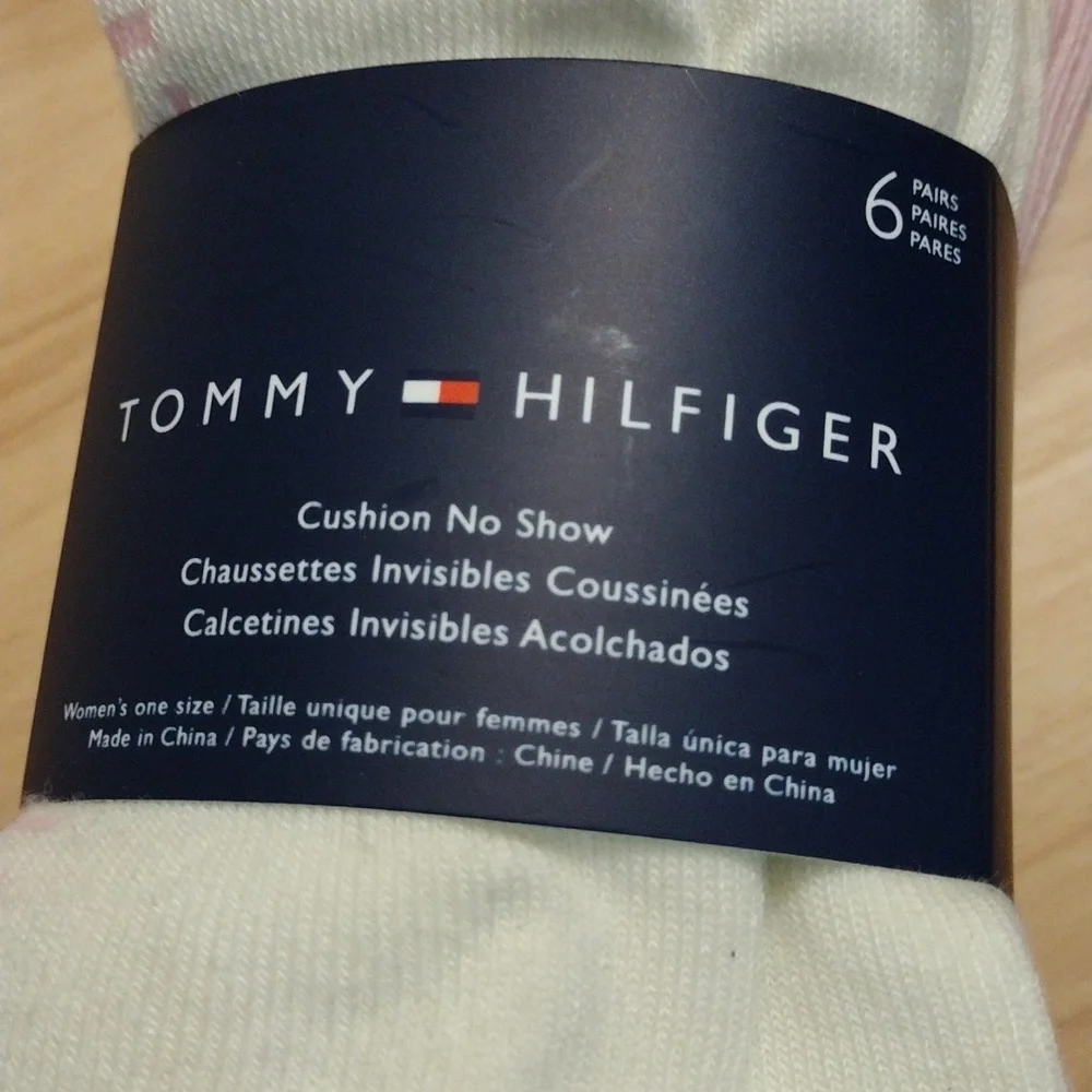 Tommy Hilfiger Women's 6 Pairs Cushion No Show Socks 🆕